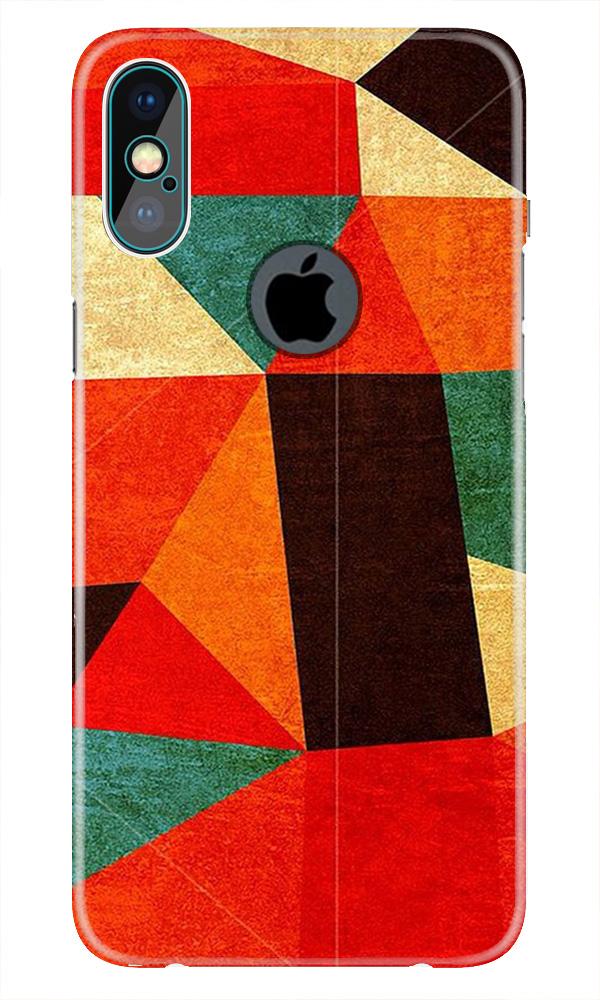 Modern Art Case for iPhone Xs Max logo cut  (Design - 203)