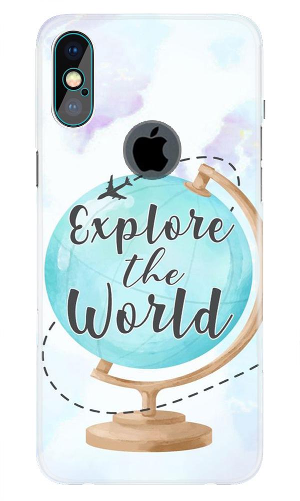 Explore the World Case for iPhone Xs Max logo cut  (Design No. 207)