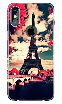 Eiffel Tower Mobile Back Case for iPhone Xs Max logo cut  (Design - 212)