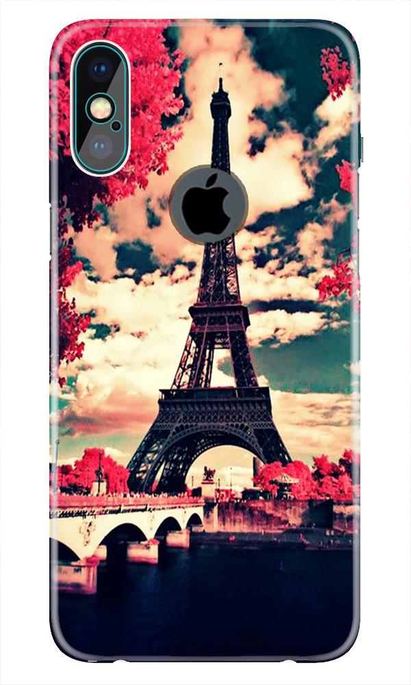 Eiffel Tower Case for iPhone Xs Max logo cut  (Design No. 212)