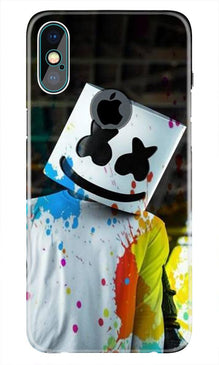 Marsh Mellow Mobile Back Case for iPhone Xs Max logo cut  (Design - 220)