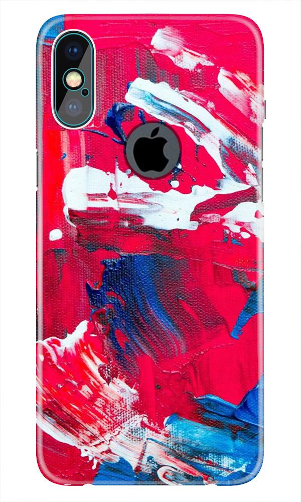 Modern Art Case for iPhone Xs Max logo cut  (Design No. 228)