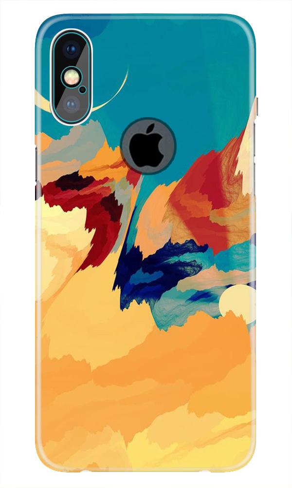 Modern Art Case for iPhone Xs Max logo cut  (Design No. 236)