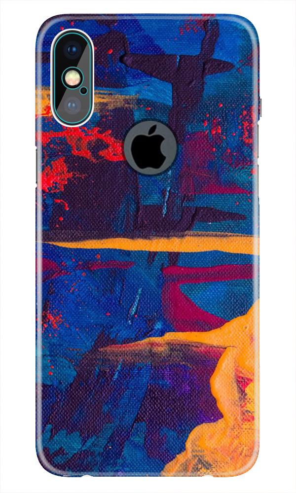 Modern Art Case for iPhone Xs Max logo cut  (Design No. 238)