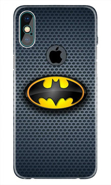 Batman Mobile Back Case for iPhone Xs Max logo cut  (Design - 244)
