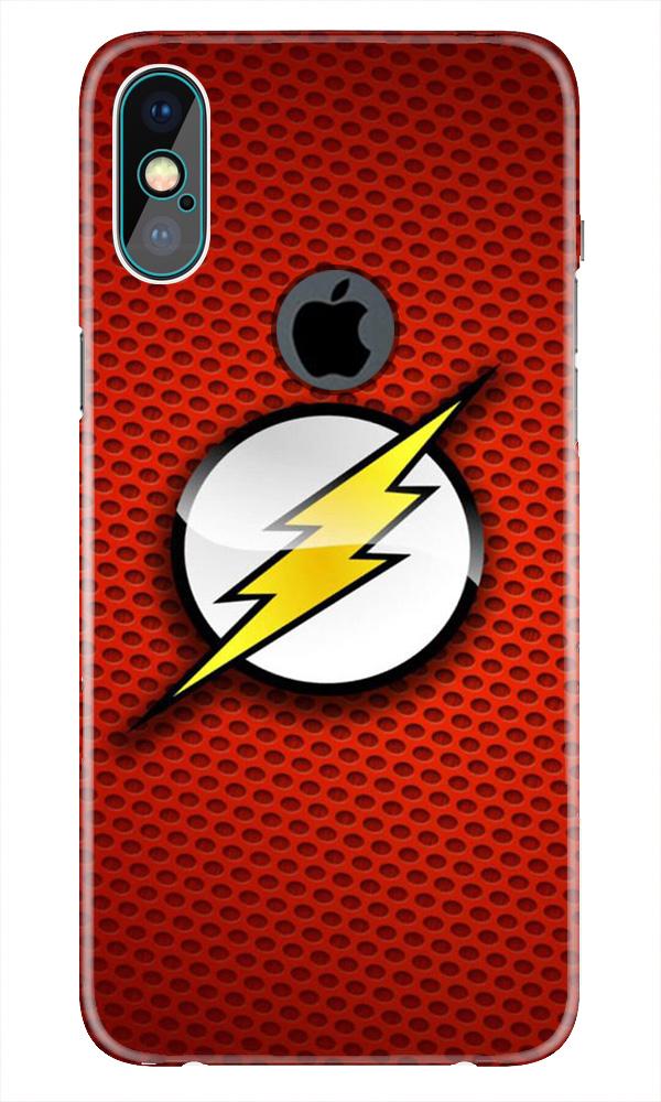 Flash Case for iPhone Xs Max logo cut(Design No. 252)