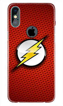 Flash Mobile Back Case for iPhone Xs Max logo cut  (Design - 252)