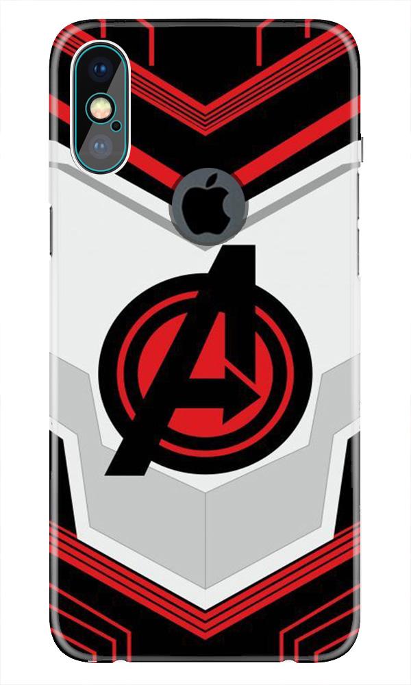 Avengers2 Case for iPhone Xs Max logo cut  (Design No. 255)