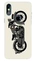 MotorCycle Case for iPhone Xs Max logo cut  (Design No. 259)