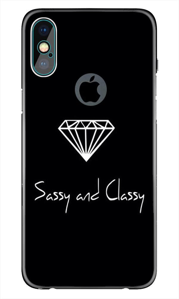 Sassy and Classy Case for iPhone Xs Max logo cut  (Design No. 264)