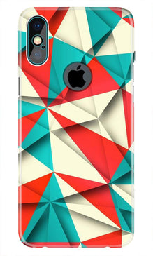 Modern Art Mobile Back Case for iPhone Xs Max logo cut  (Design - 271)