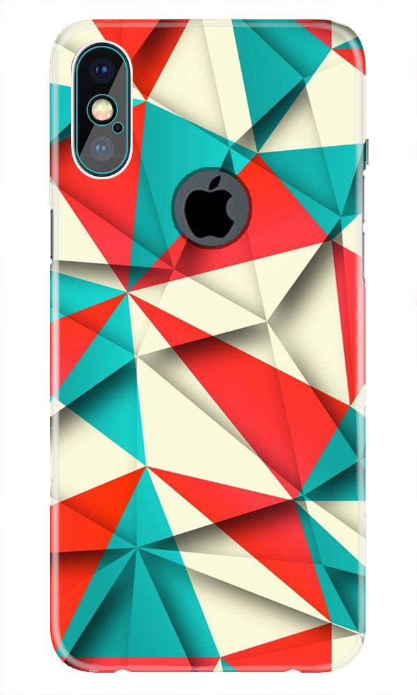 Modern Art Case for iPhone Xs Max logo cut  (Design No. 271)
