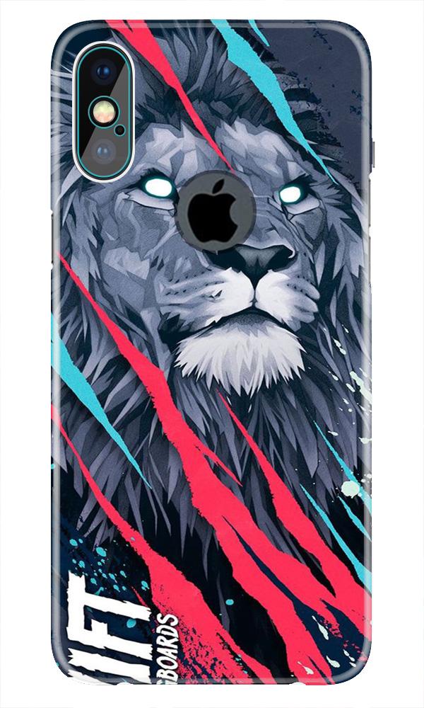 Lion Case for iPhone Xs Max logo cut(Design No. 278)