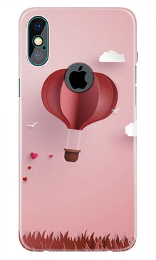Parachute Mobile Back Case for iPhone Xs Max logo cut  (Design - 286)
