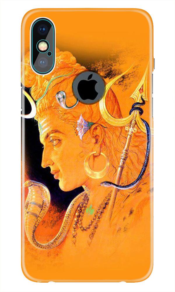 Lord Shiva Case for iPhone Xs Max logo cut  (Design No. 293)