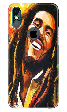 Bob marley Mobile Back Case for iPhone Xs Max logo cut  (Design - 295)