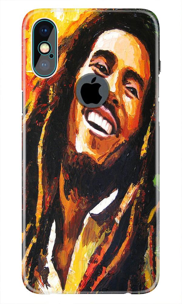 Bob marley Case for iPhone Xs Max logo cut  (Design No. 295)