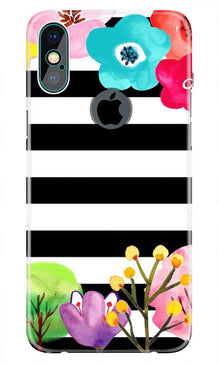 Designer Mobile Back Case for iPhone Xs Max logo cut  (Design - 300)