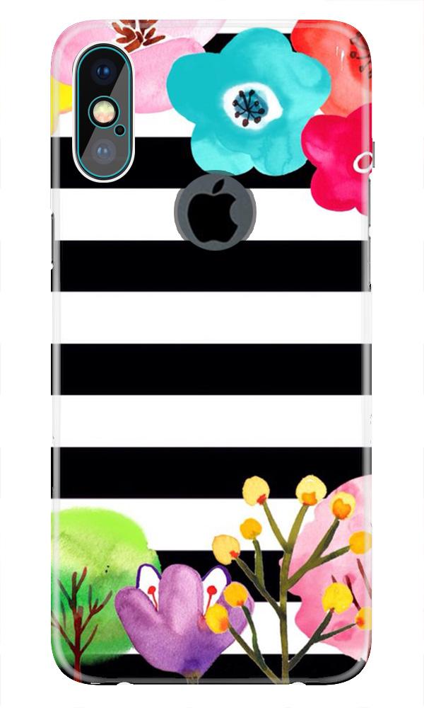 Designer Case for iPhone Xs Max logo cut  (Design No. 300)