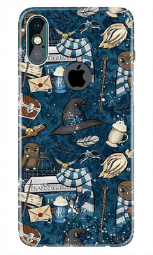 Magic Mobile Back Case for iPhone Xs Max logo cut  (Design - 313)