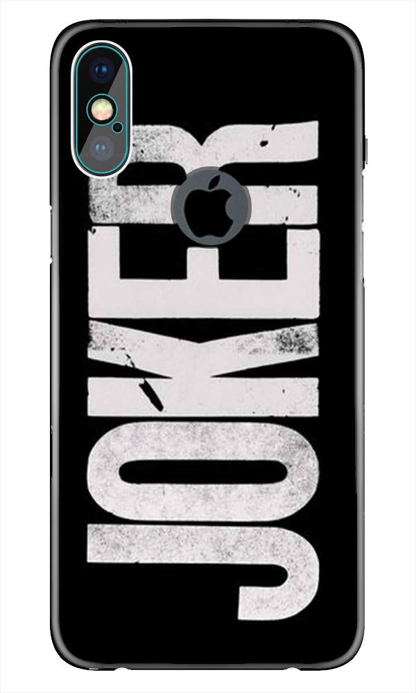 Joker Mobile Back Case for iPhone Xs Max logo cut(Design - 327)