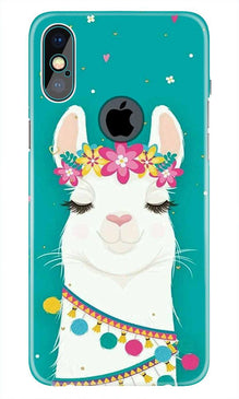 Camel Mobile Back Case for iPhone Xs Max logo cut  (Design - 331)