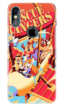 Rescue Rangers Mobile Back Case for iPhone Xs Max logo cut  (Design - 341)