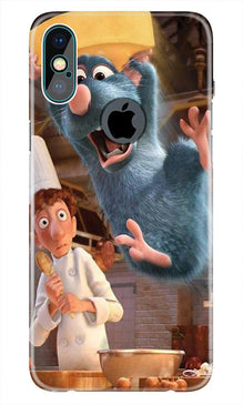 Ratatouille Mobile Back Case for iPhone Xs Max logo cut  (Design - 347)