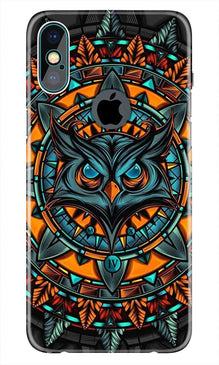 Owl Mobile Back Case for iPhone Xs Max logo cut  (Design - 360)