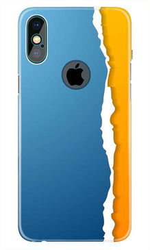 Designer Mobile Back Case for iPhone Xs Max logo cut  (Design - 371)