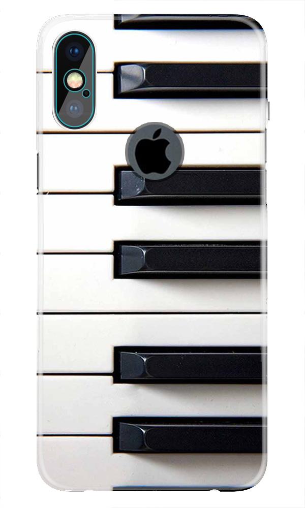 Piano Mobile Back Case for iPhone Xs Max logo cut  (Design - 387)