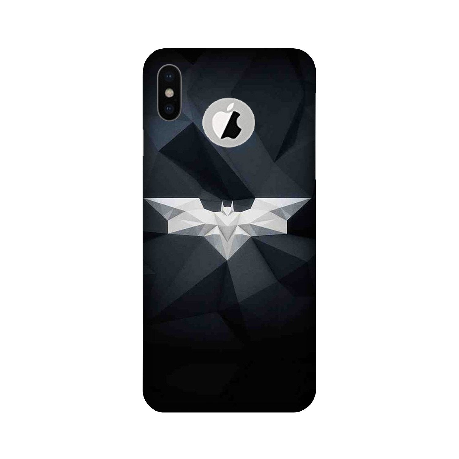 Batman Case for iPhone Xs logo cut 