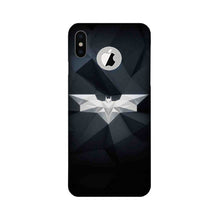 Batman Mobile Back Case for iPhone Xs logo cut  (Design - 3)