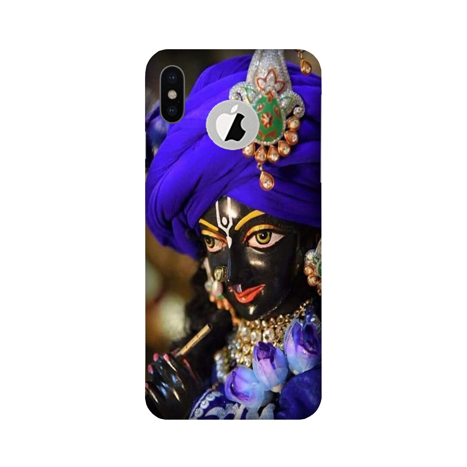 Lord Krishna4 Case for iPhone Xs logo cut 