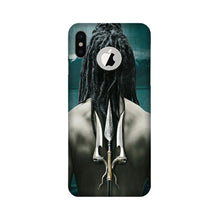 Mahakal Mobile Back Case for iPhone Xs logo cut  (Design - 47)