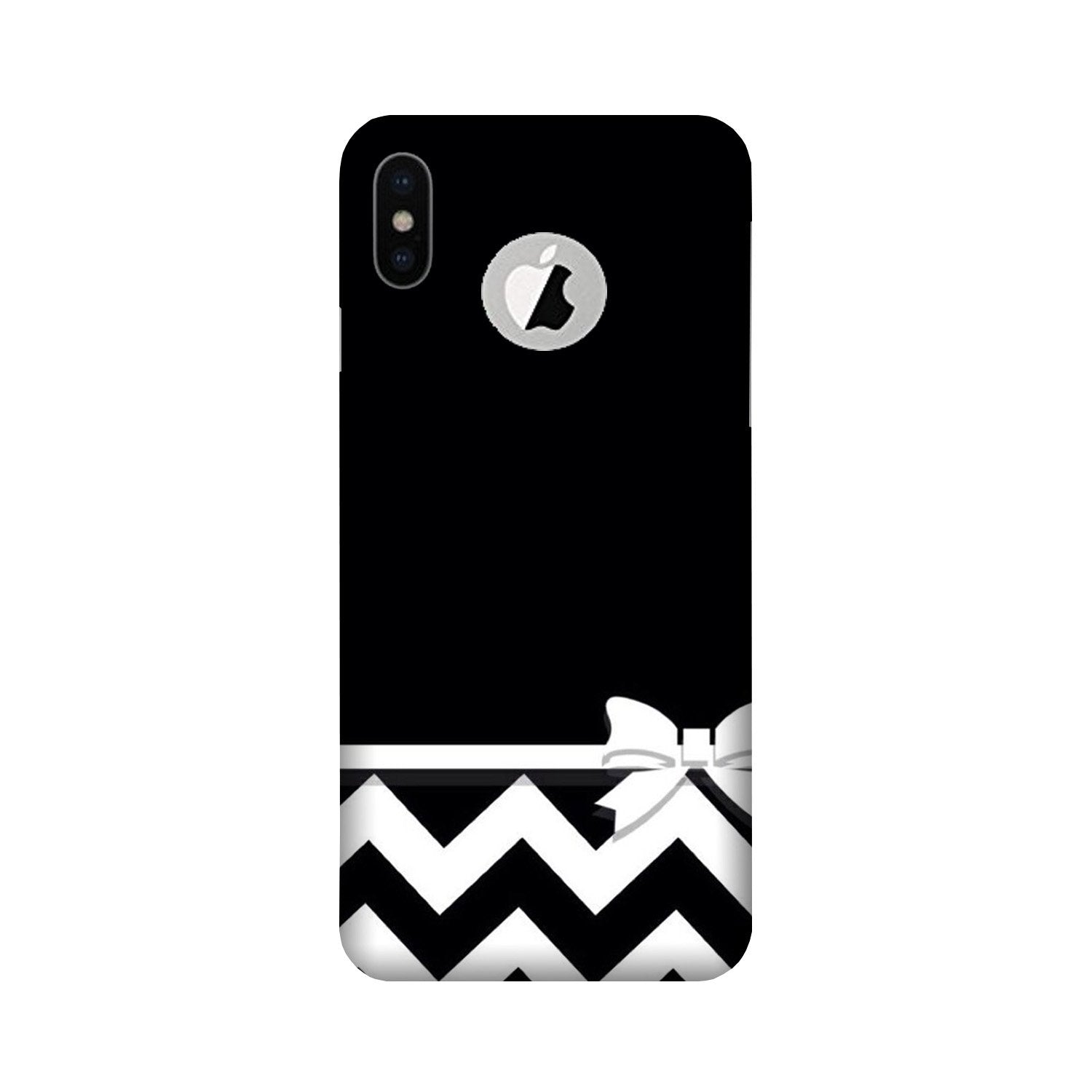 Gift Wrap7 Case for iPhone Xs logo cut 
