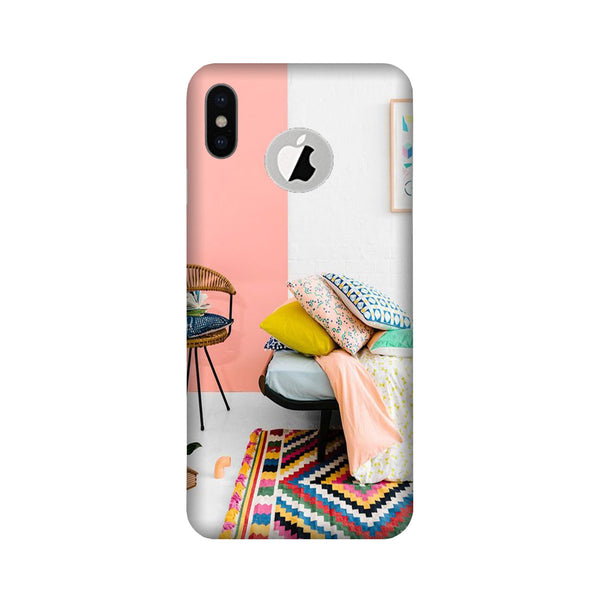 Home Décor Case for iPhone Xs logo cut 