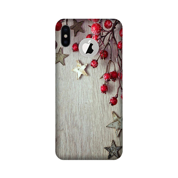 Stars Case for iPhone Xs logo cut 