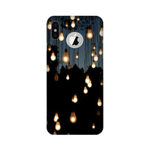Party Bulb Mobile Back Case for iPhone Xs logo cut  (Design - 72)