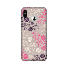 Pattern2 Mobile Back Case for iPhone Xs logo cut  (Design - 82)