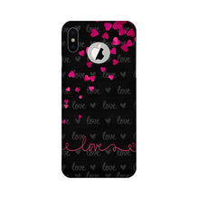 Love in Air Mobile Back Case for iPhone Xs logo cut  (Design - 89)