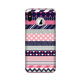 Pattern3 Case for iPhone Xs logo cut 