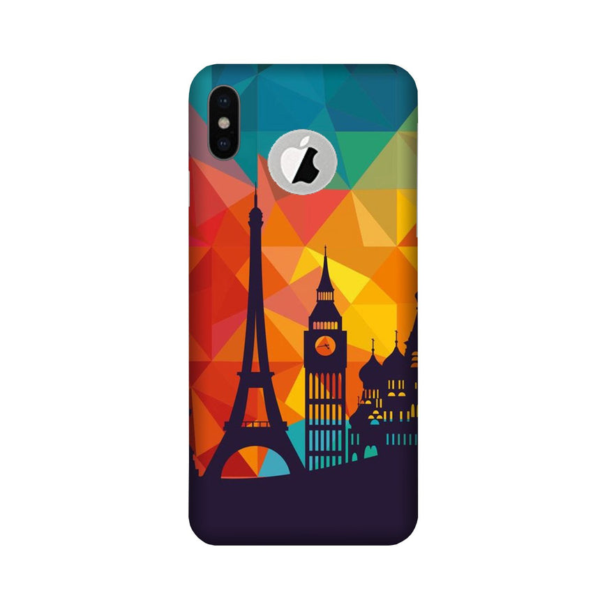 Eiffel Tower2 Case for iPhone Xs logo cut 