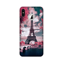 Eiffel Tower Mobile Back Case for iPhone Xs logo cut   (Design - 101)