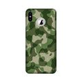 Army Camouflage Case for iPhone Xs logo cut   (Design - 106)