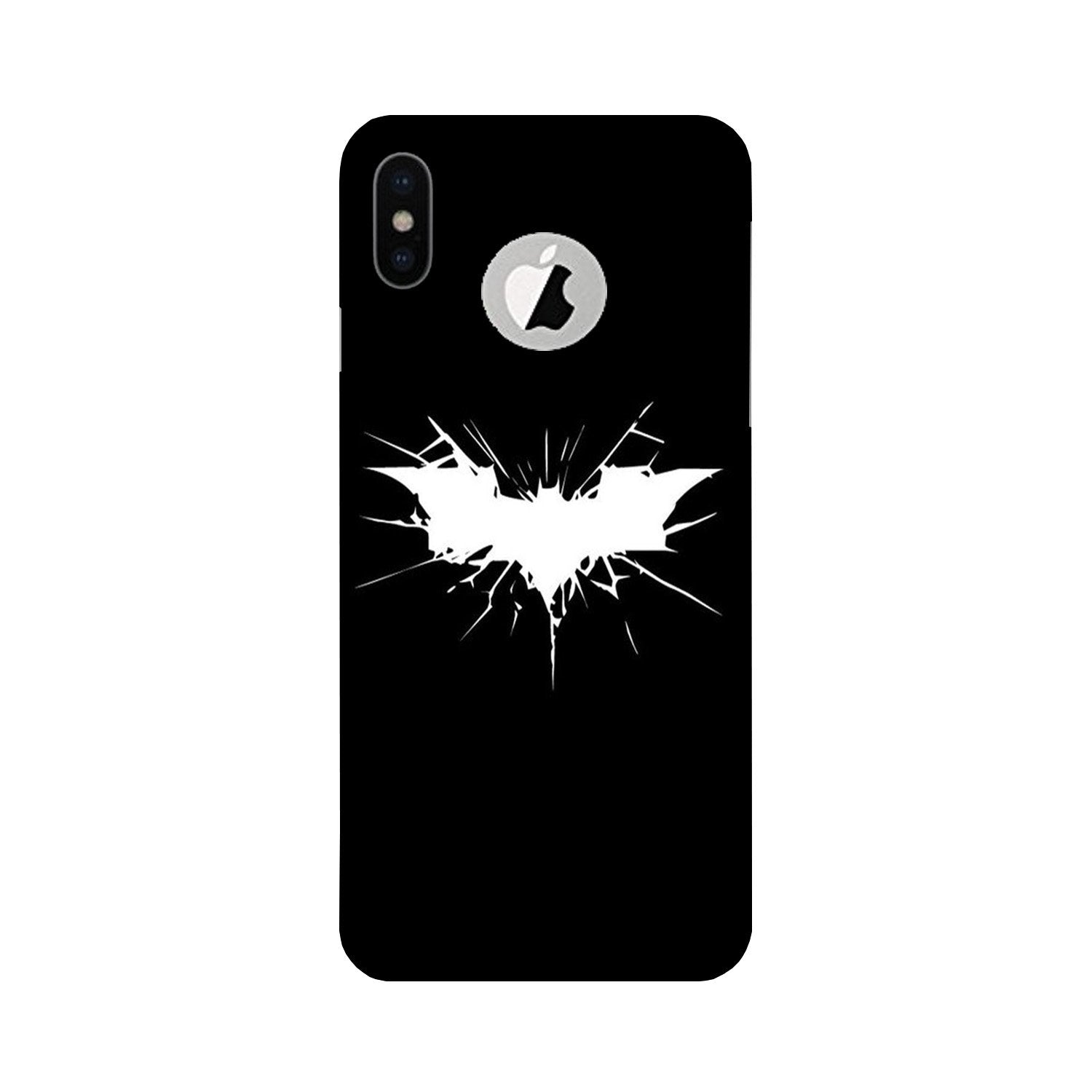 Batman Superhero Case for iPhone Xs logo cut (Design - 119)