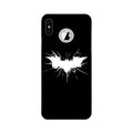 Batman Superhero Case for iPhone Xs logo cut   (Design - 119)