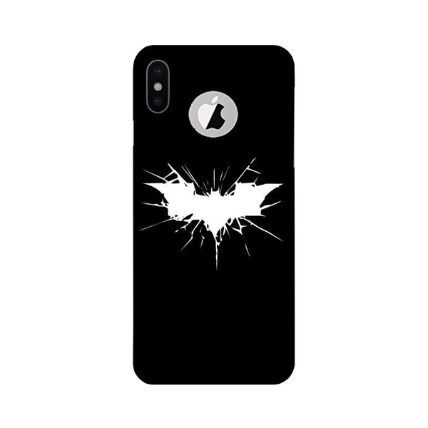 Batman Superhero Case for iPhone Xs logo cut   (Design - 119)
