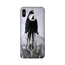 Lord Shiva Mobile Back Case for iPhone Xs logo cut   (Design - 135)