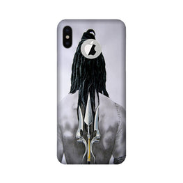 Lord Shiva Case for iPhone Xs logo cut (Design - 135)